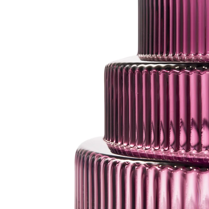 Pols Potten - Steps Vase S, dunkles lila