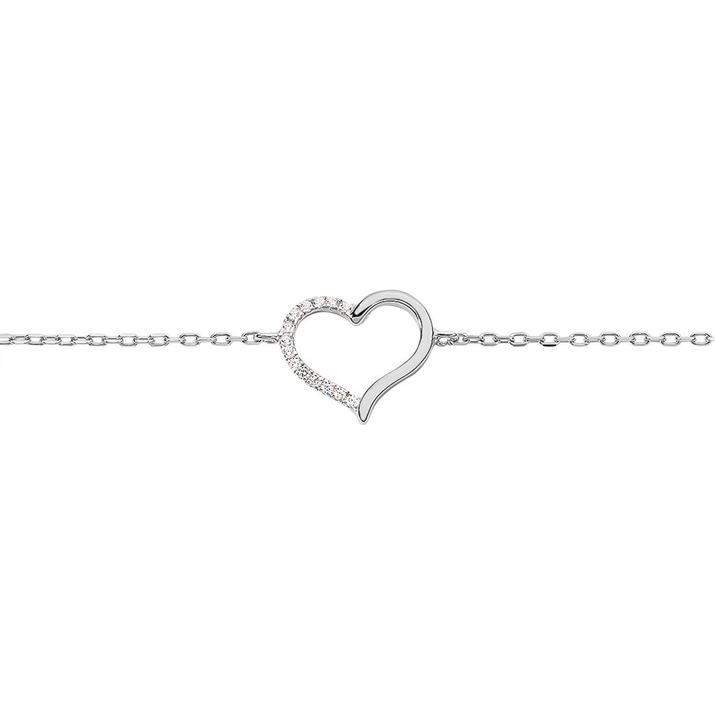 Bracelet Bertille Argent Blanc Oxyde De Zirconium
