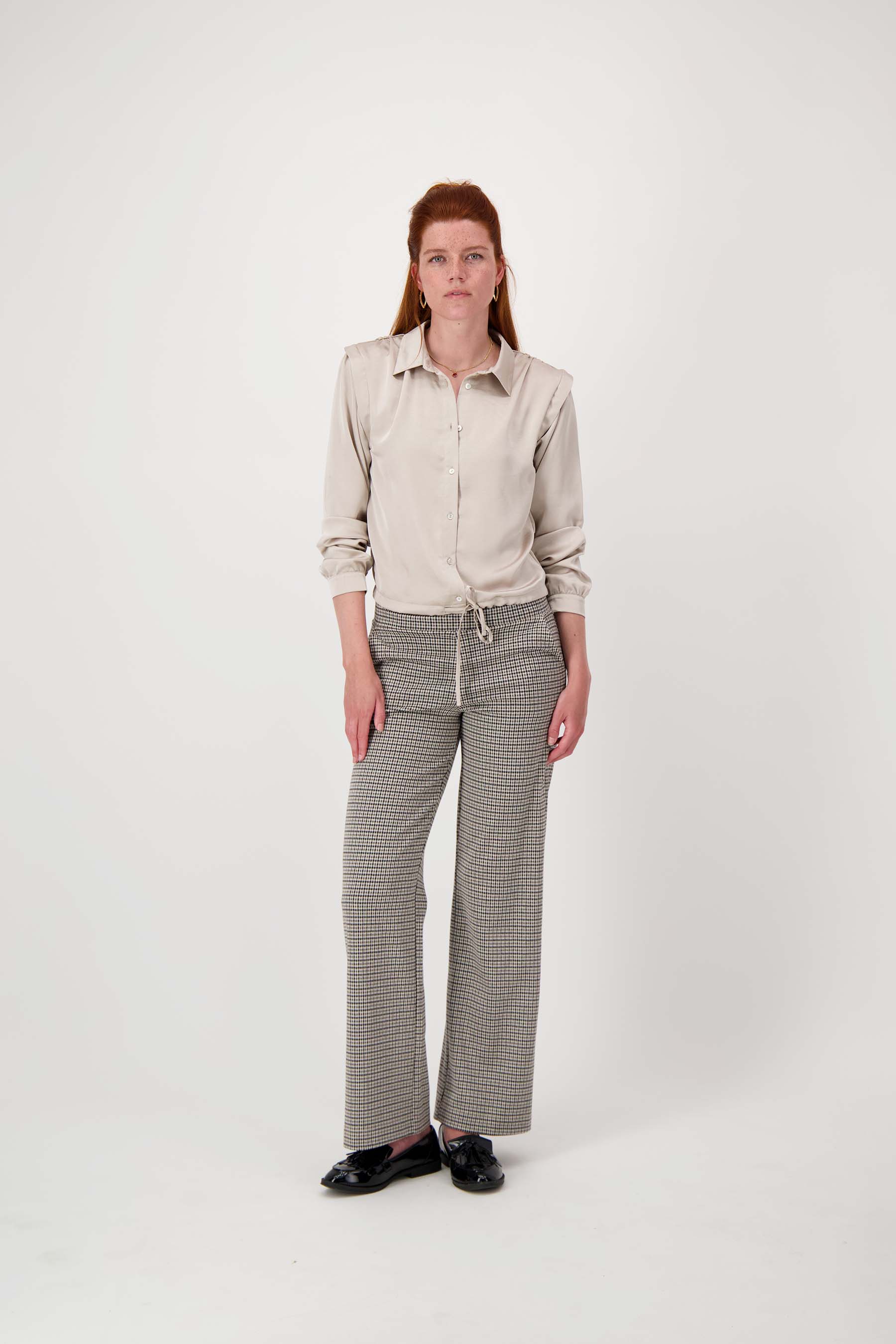 geruite lange broek