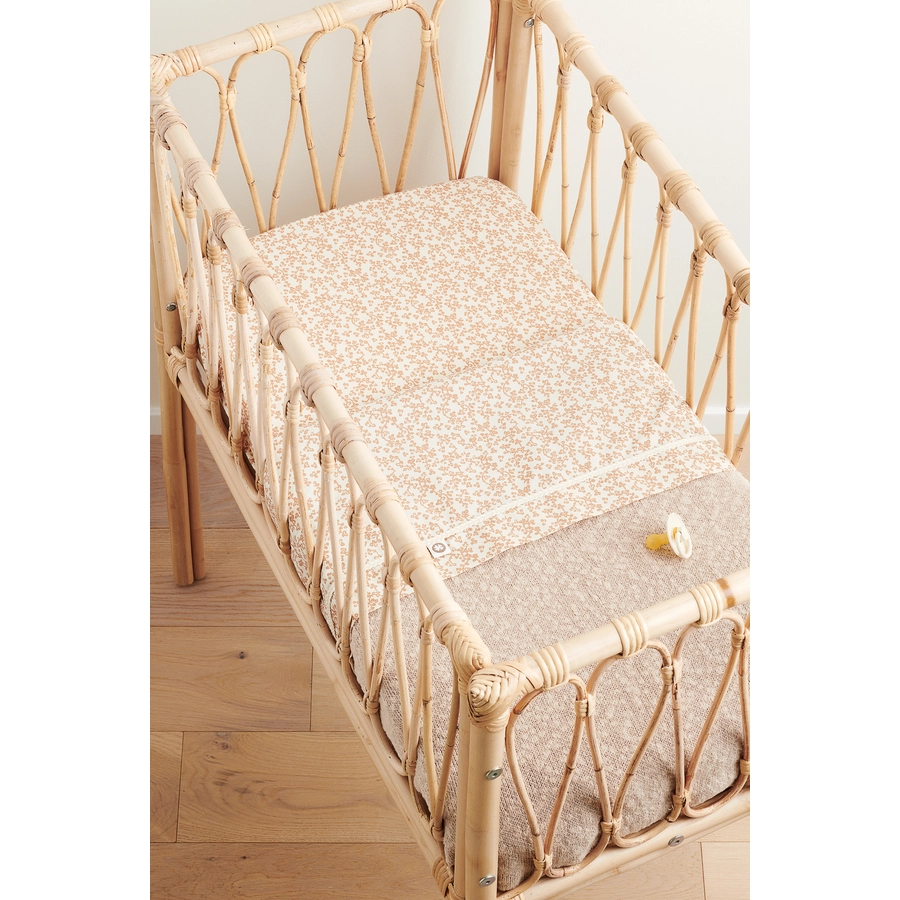 Noppies Decke für die Wiege Melange knit 75x100 cm Oxford Tan