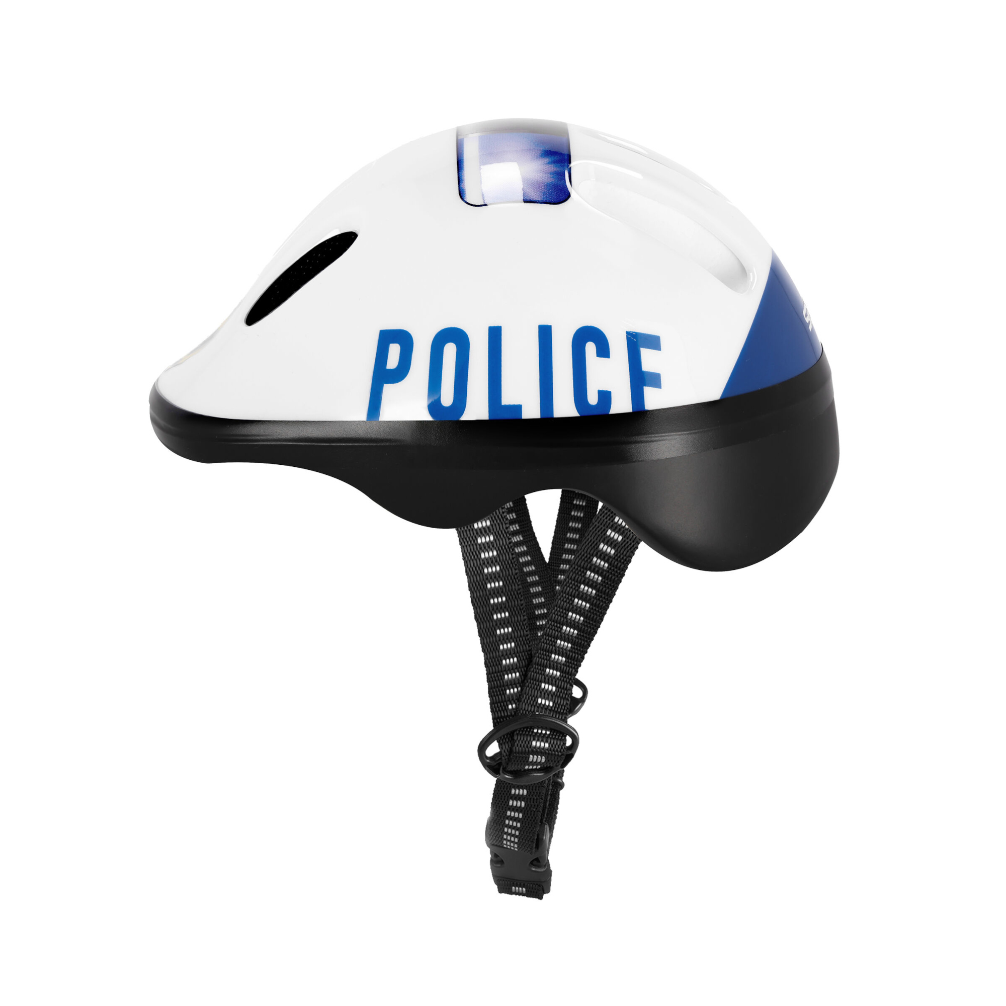 Capacete infantil Spokey Police, altura 44-48 cm.
