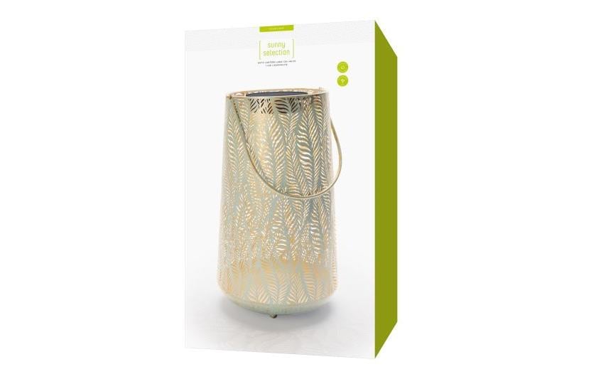 Laterne Solar Antic Lara, 46 cm, MintSolarleuchte zum Aufstellen oder Aufhängen