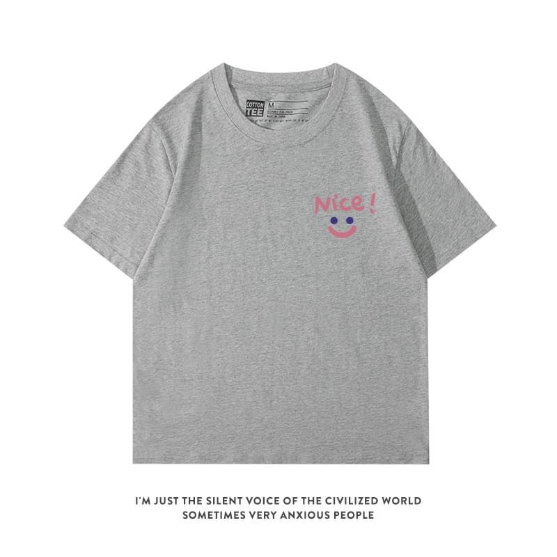 Sistyr - Koppels matchend T-shirt met korte mouwen en print