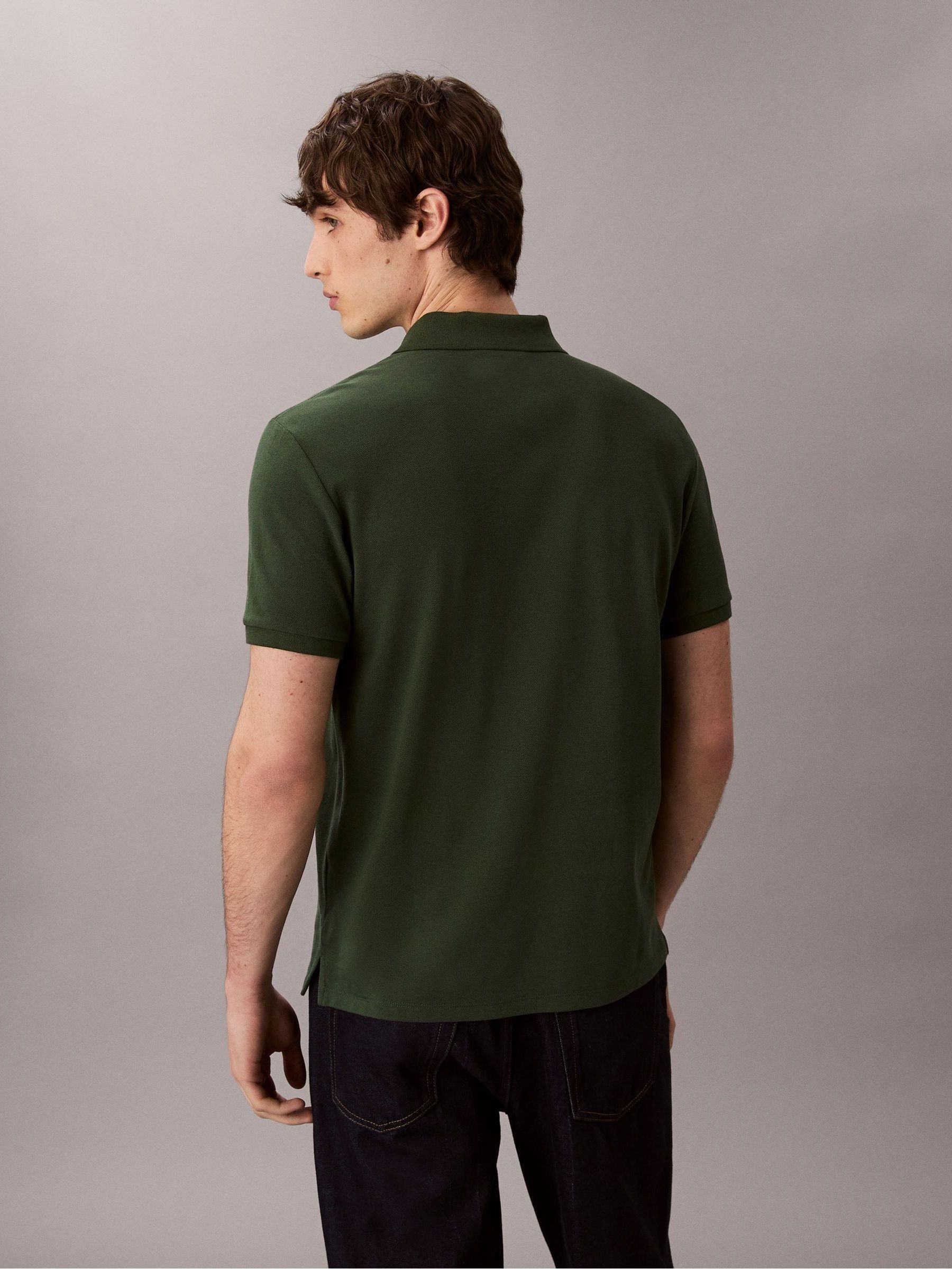 Groen - Calvin Klein Cotton Pique Classic Polo Shirt