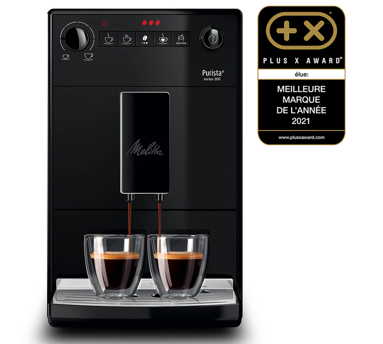 MELITTA Purista® F230-002 Pure Black Exclusive Garantie 3 ans Coloris:Noir