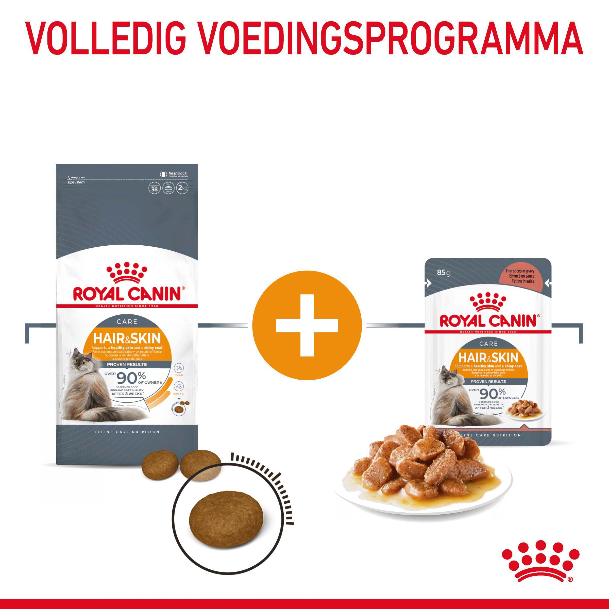 Royal Canin Hair & Skin Care - Kattenvoer - 10 Kilogram - Gevogelte