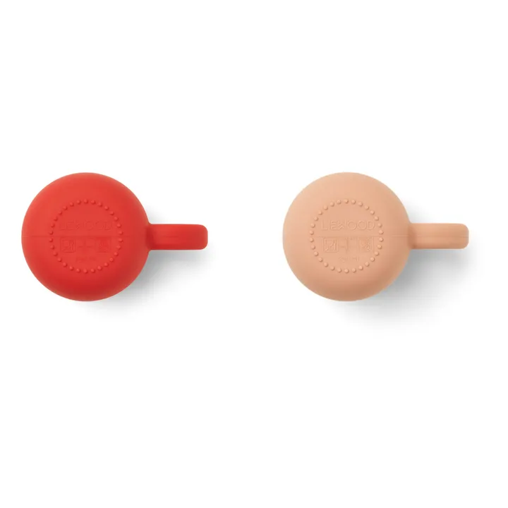 Liewood Tasses Merce en silicone - Set de 2 | Rouge