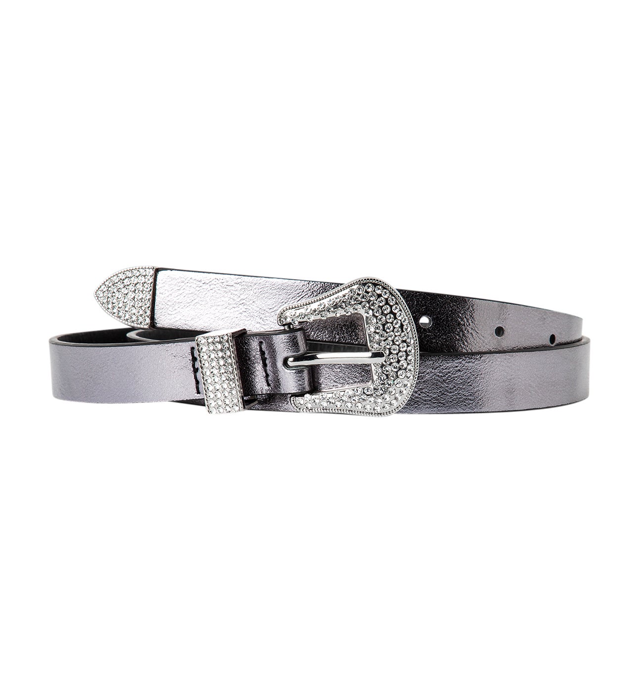 Ceinture strassée Femme - Argent