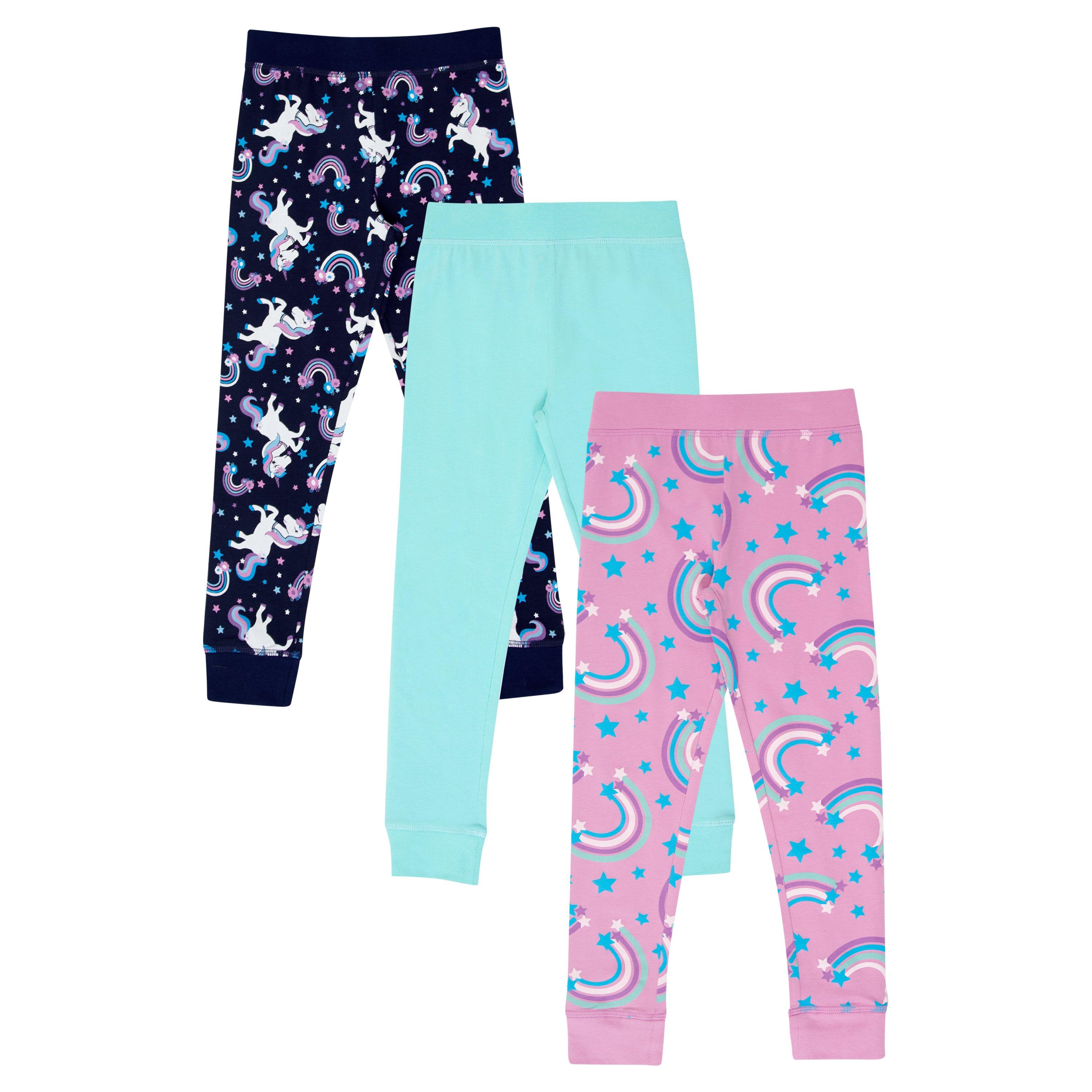 Miso Kids Girls 3 Pack Unicorn Pyjama Set