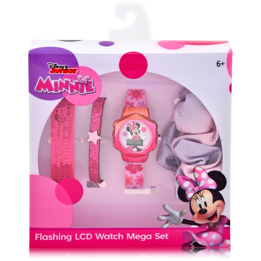 Junior Minnie Mouse Kinder-Blinkuhr-Mega-Set