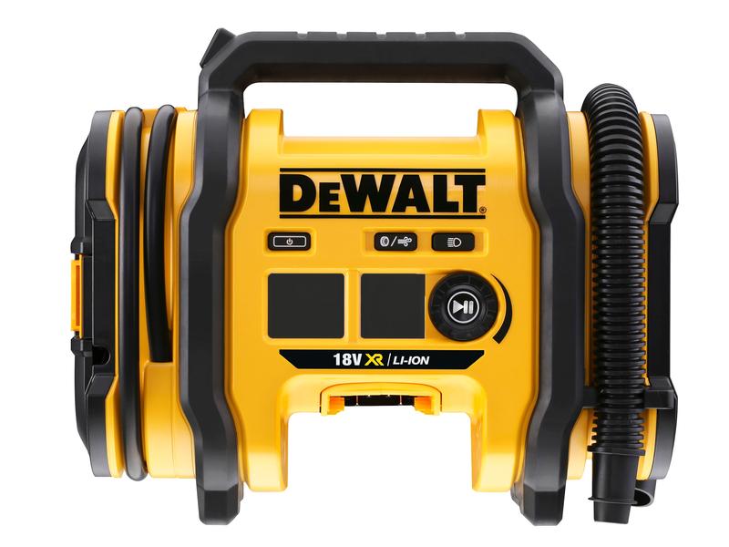 DEWALT Akku-Kompressor 18 V DCC018N Solo Leistungsstarker Akku-Kompressor zum Aufpumpen und Absaugen