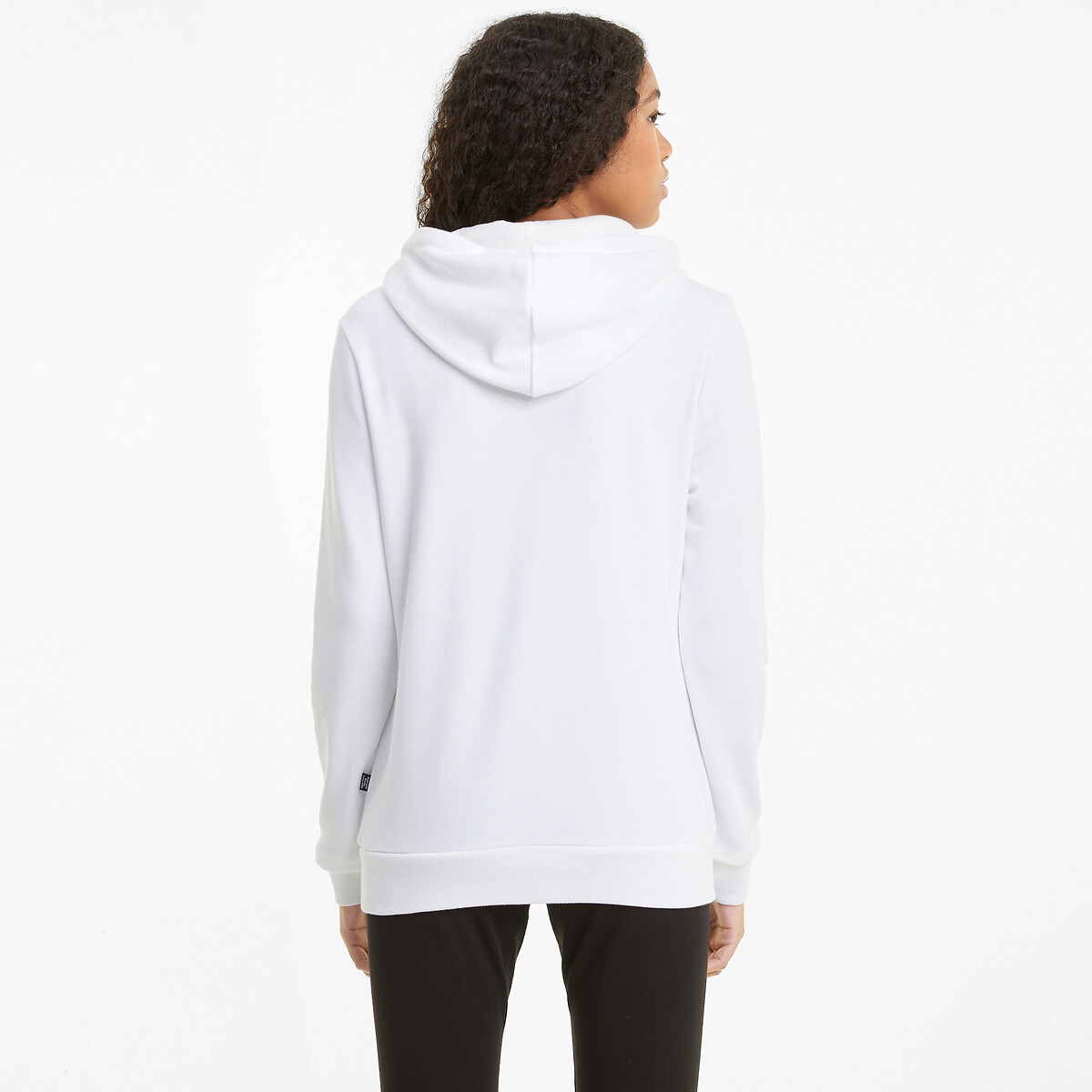 PUMA<br>Moletom com bolso canguru e logo na frente