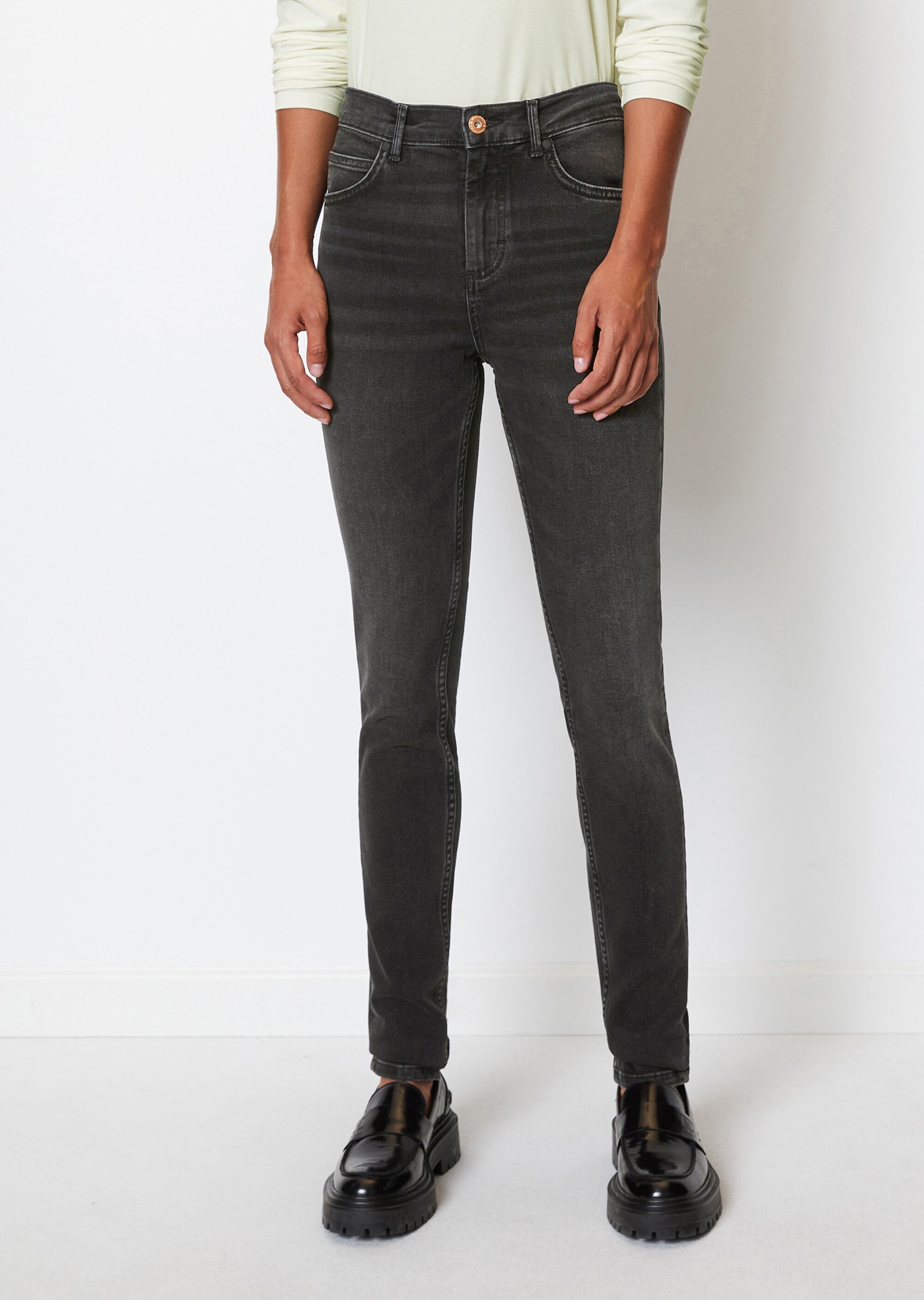 Jeans Modell SKARA high skinnyaus Organic Cotton-Loycell-Stretch