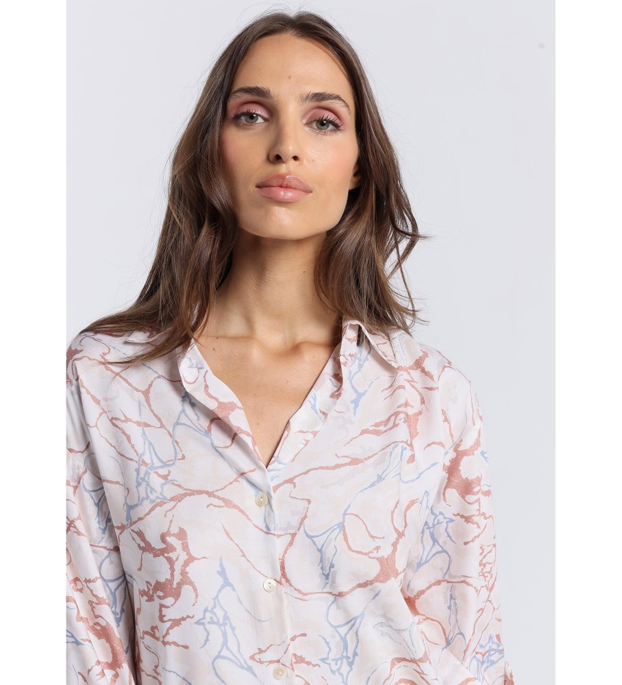 Victorio & Lucchino, V&L Blusa larga branca com estampa mangá