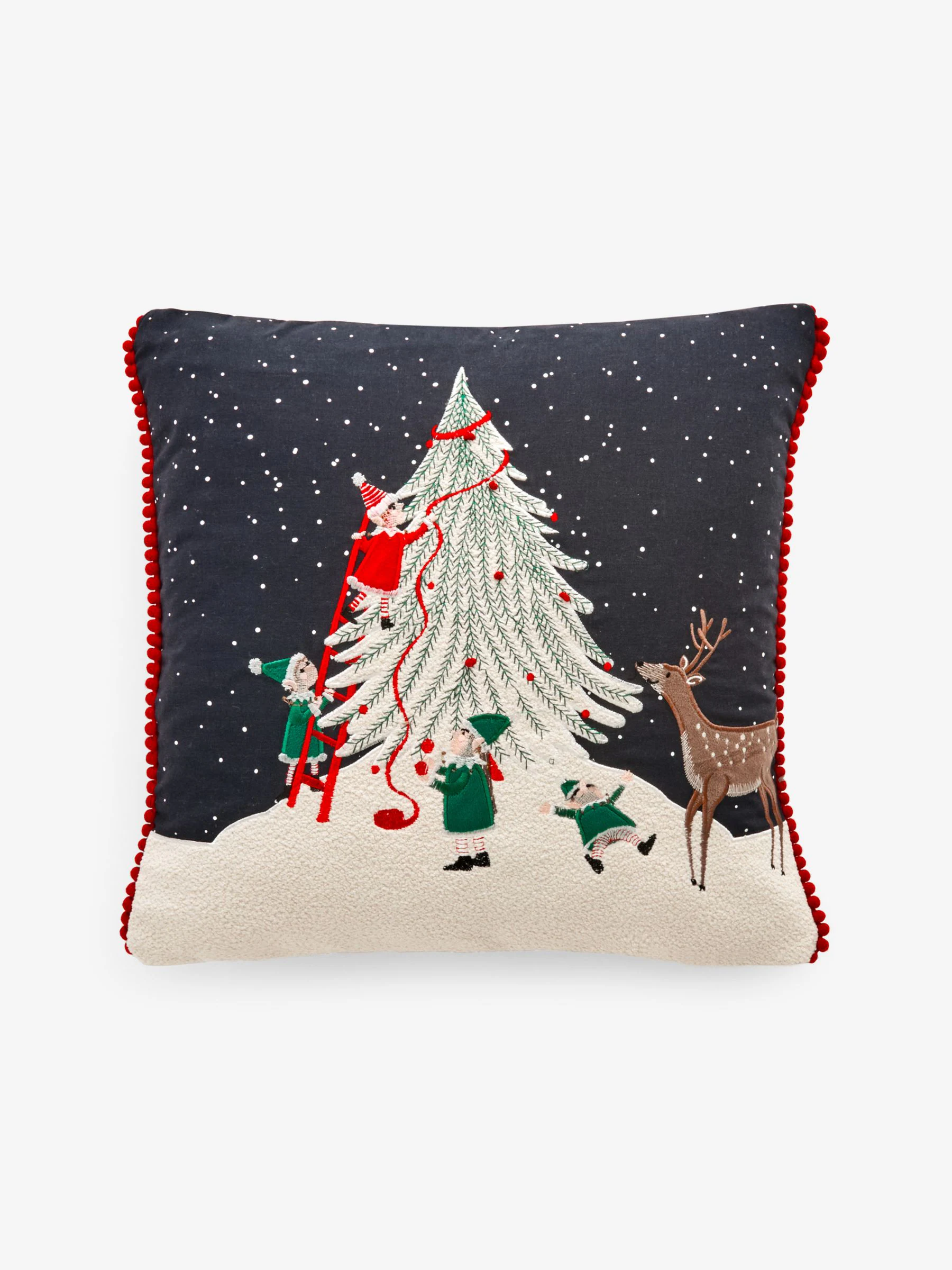 43 x 43cm Kerstmis Elf Kussentje