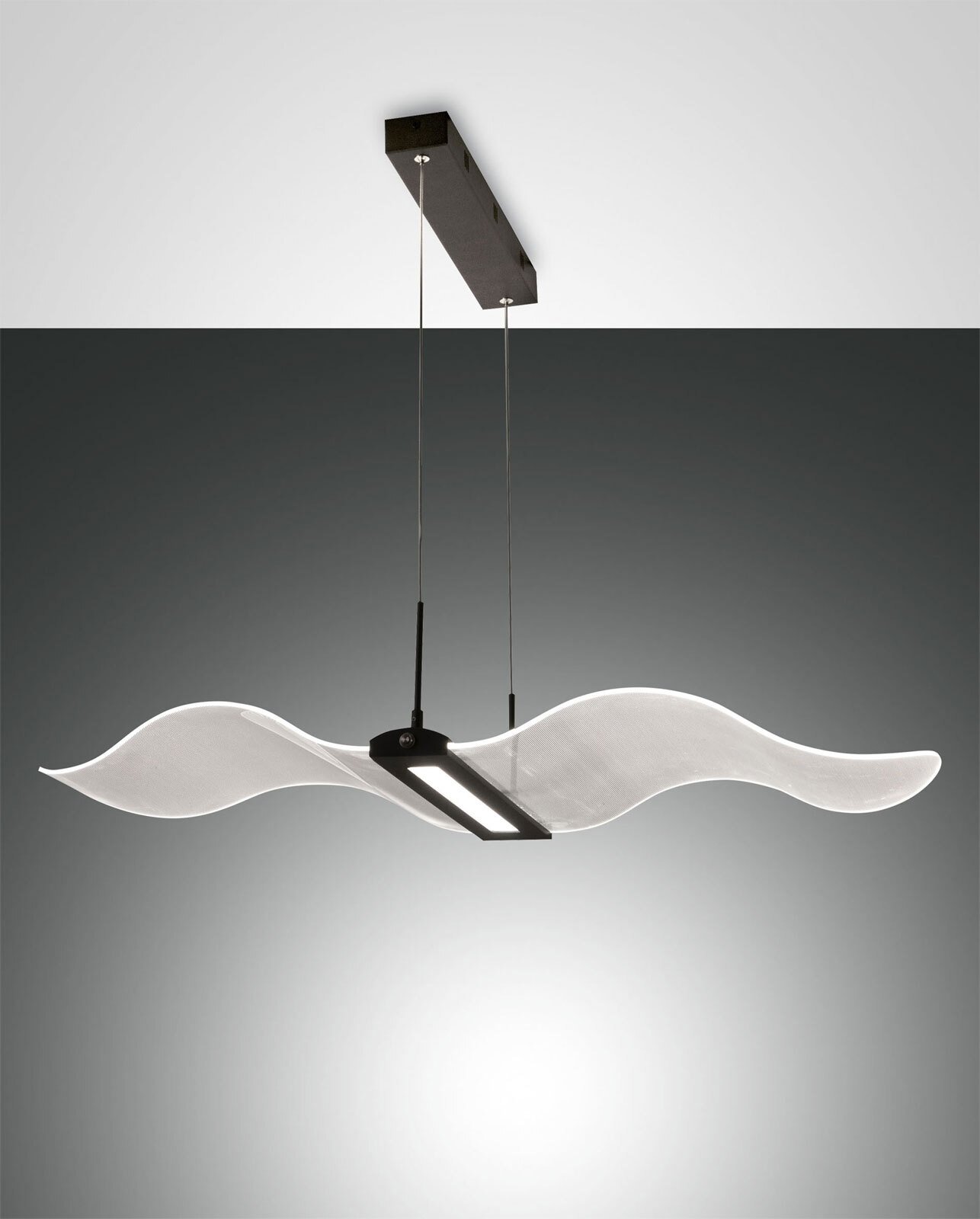 FABAS LUCE LED Balkenpendel FENICE schwarz