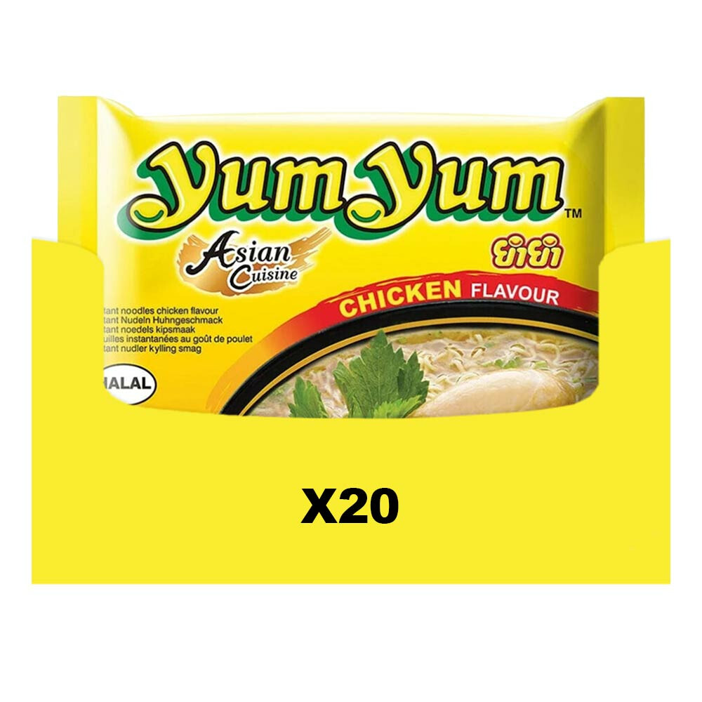 20x Yum Yum Noodles Soep Pak Kip60 gr