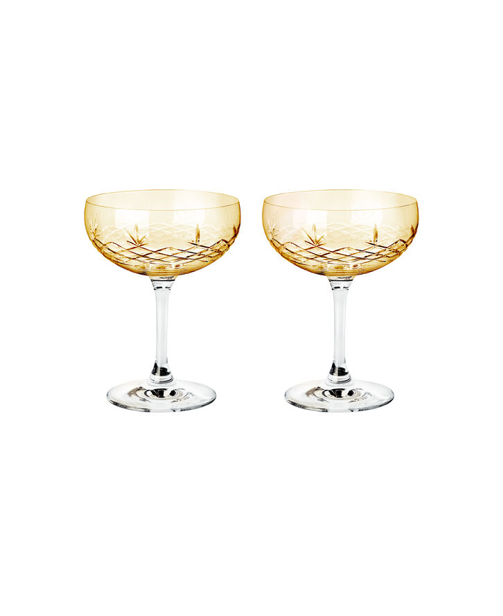 Frederik Bagger Crispy Citrine Gatsby - 2 pcs Gul & transparent