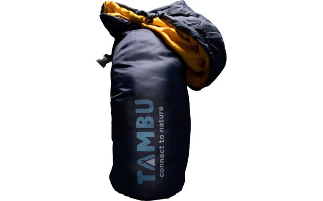 Tambu Sayan Deckenschlafsack Recyceltes Polyester mit Kapuze 3-Jahreszeiten 230 cm