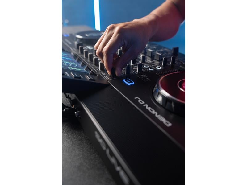 Denon DJ DJ-Controller SC Live 4 Schwarz 4-Deck Standalone DJ Controller mit WiFi