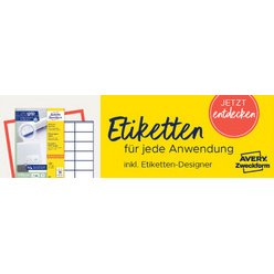 Etiquette universelle, 97 x 67,7 mm, blanc