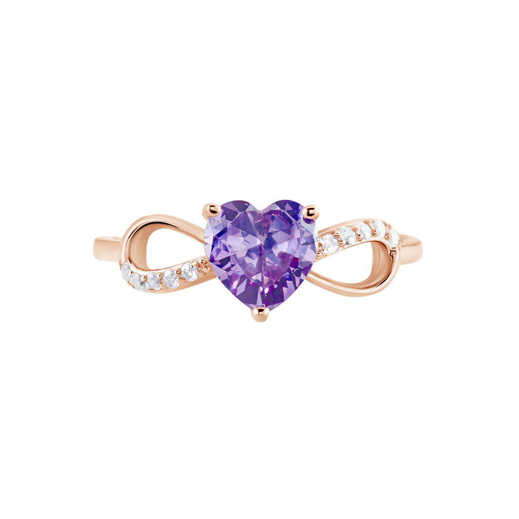 Bague Argent Rose Atieno Oxyde De Zirconium