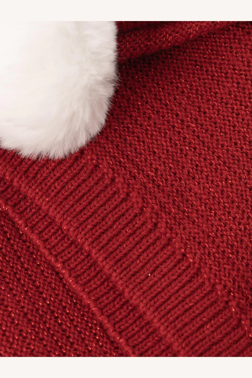 Name It Nknrinjaha Knit Hat 3554480 red dahlia w red lurex