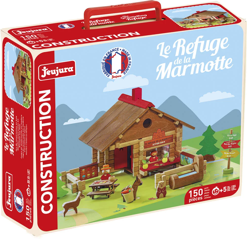 LE REFUGE DE LA MARMOTTE EN BOIS - 150 PIECES