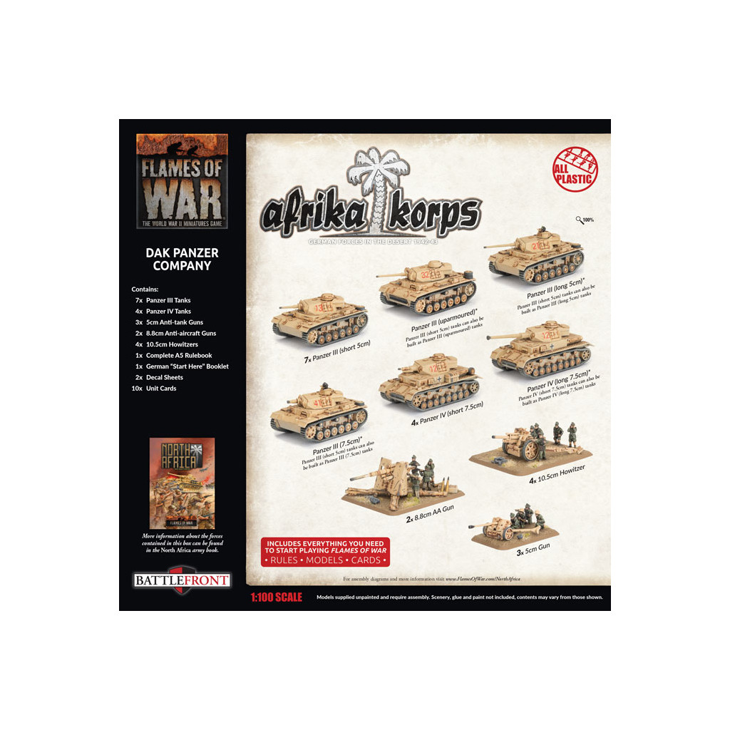 Flames of War - German Dak Panzer Company