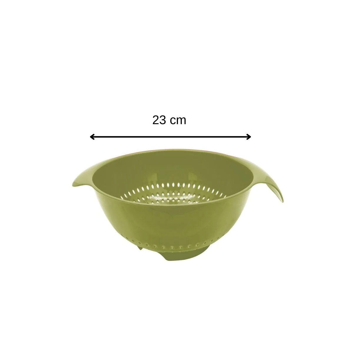 Passoire en plastique vert 23 cm de diamètre Zéro Fackelmann