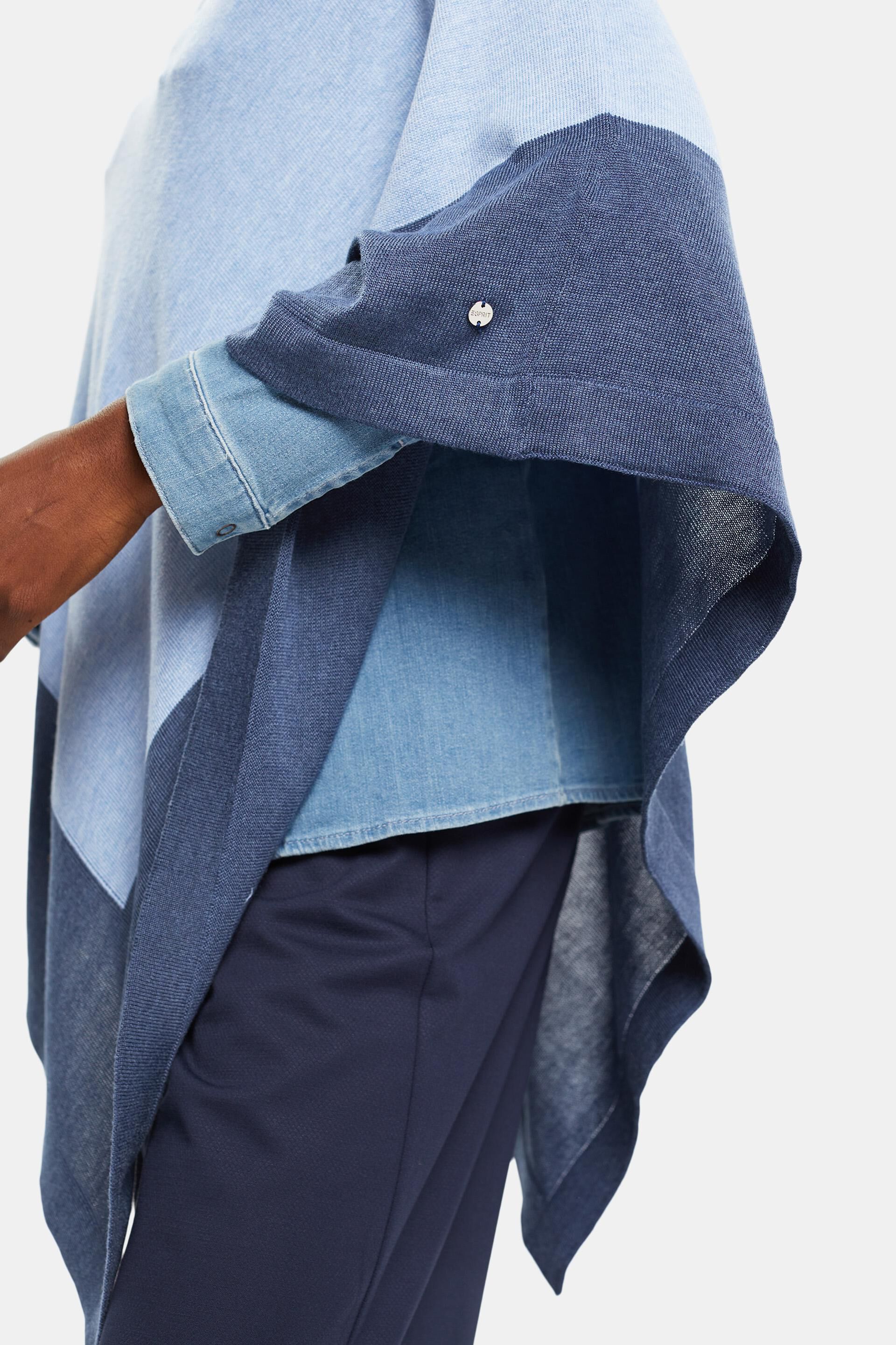 Poncho bicolore