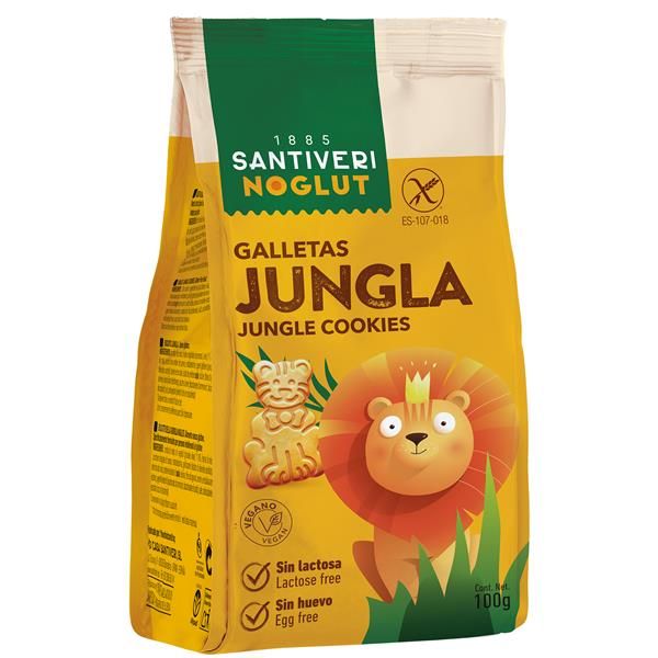 Noglut Bolacha Animais Selva
