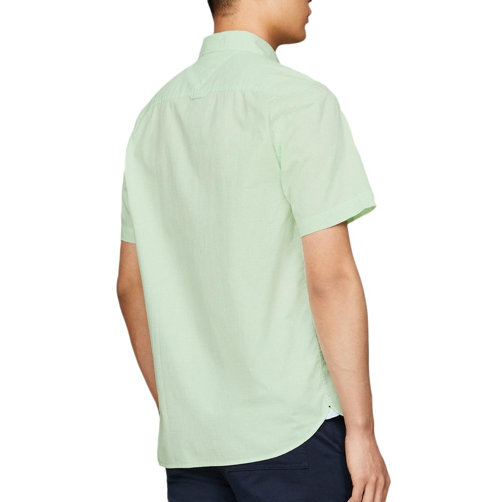 Tommy Hilfiger Chemise Blanche/Verte Homme Tommy Hilfiger Gingham