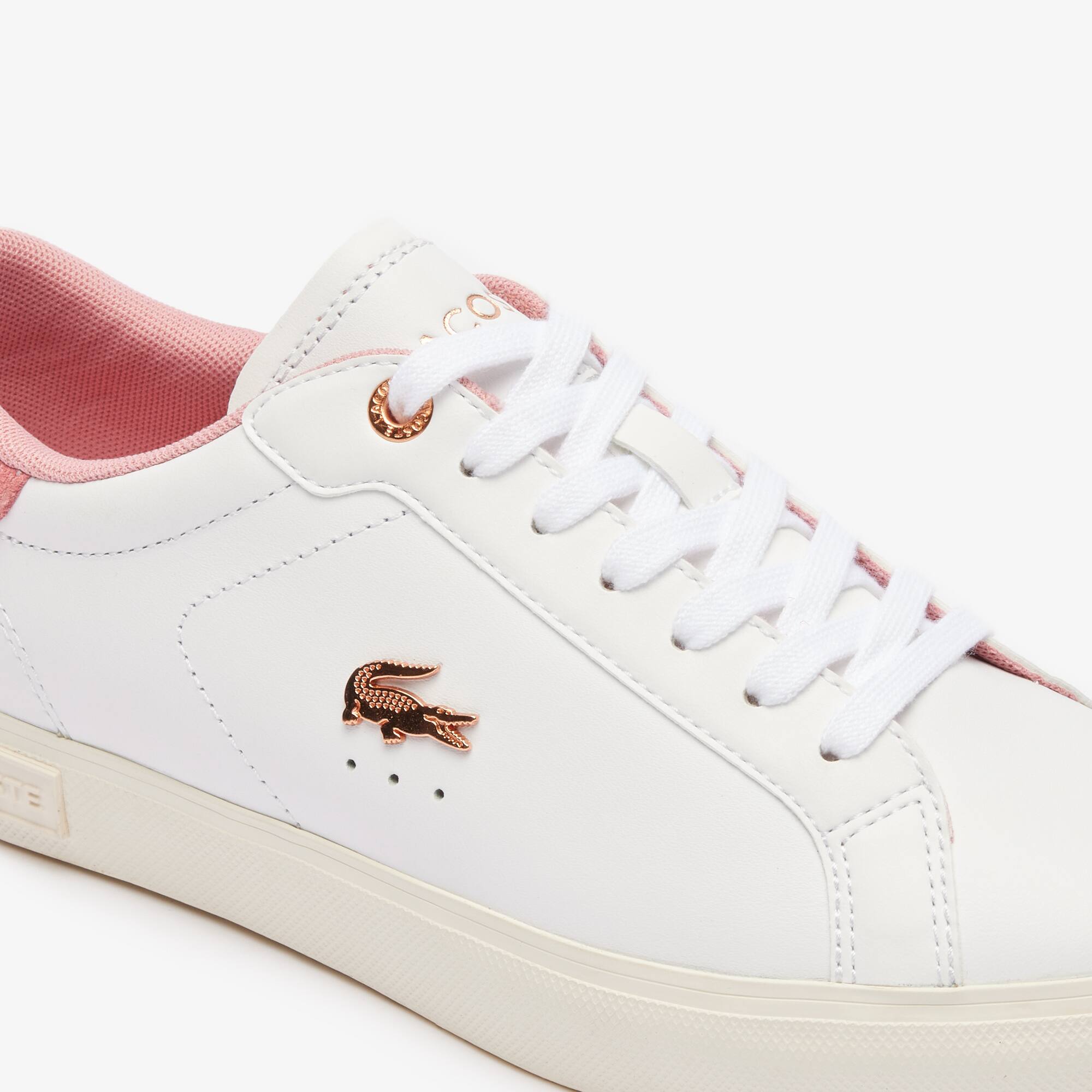 Sneakers Powercourt femme en cuir Sneakers - Blanc - Lacoste - Femme