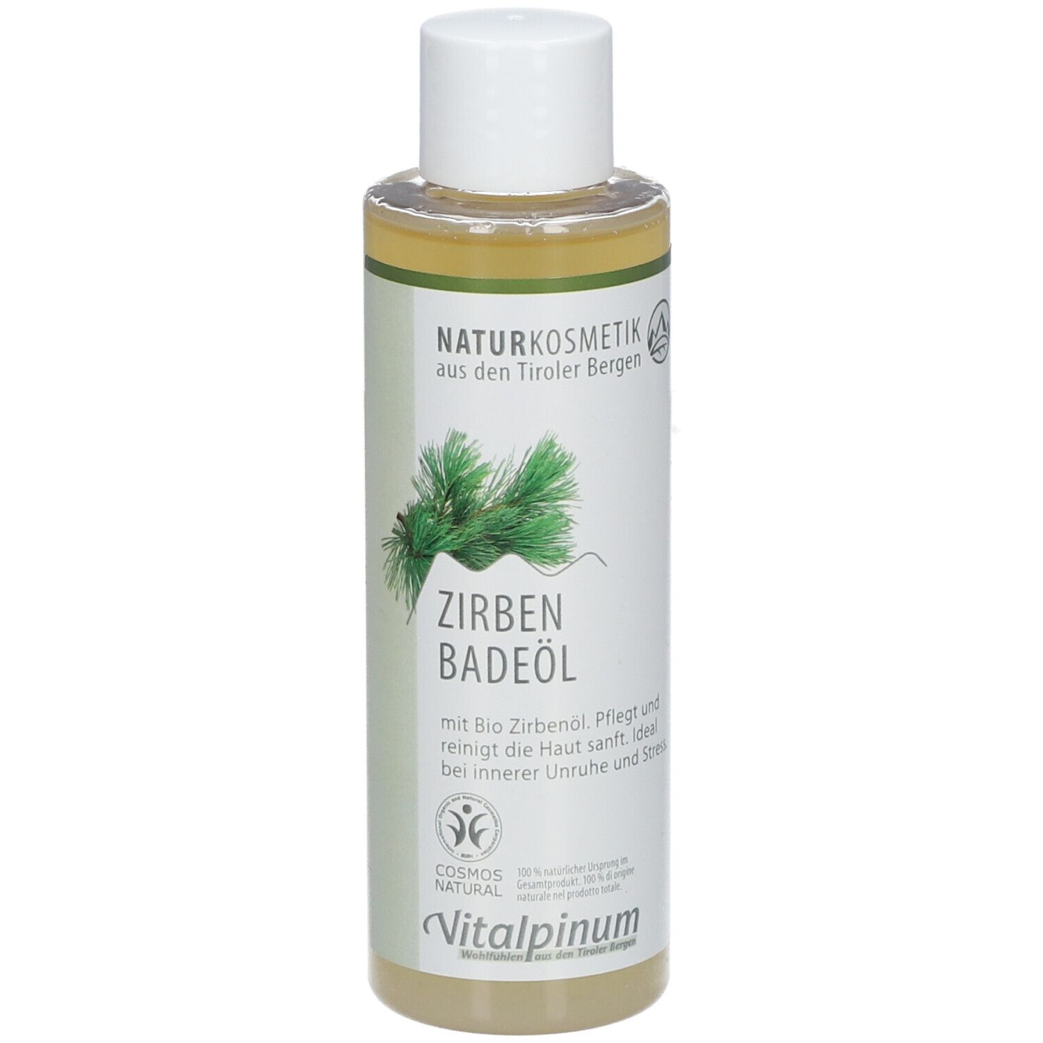 Vitalpinum Naturkosmetik Zirben Badeöl
