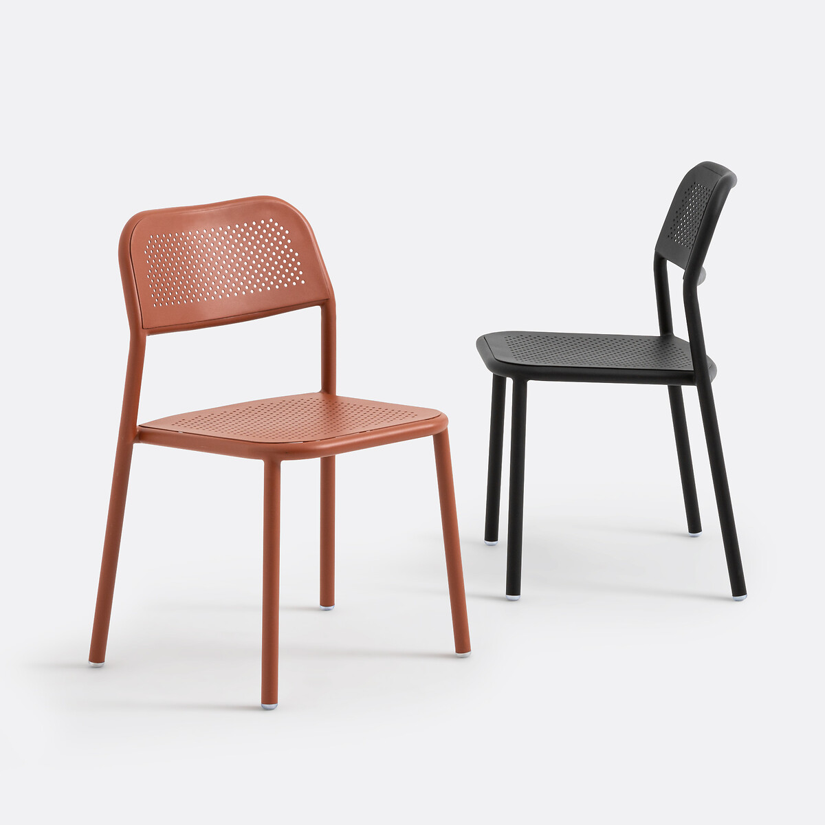 LA REDOUTE INTERIEURS<br>Conjunto de 2 cadeiras de jardim em alumínio, Lyona