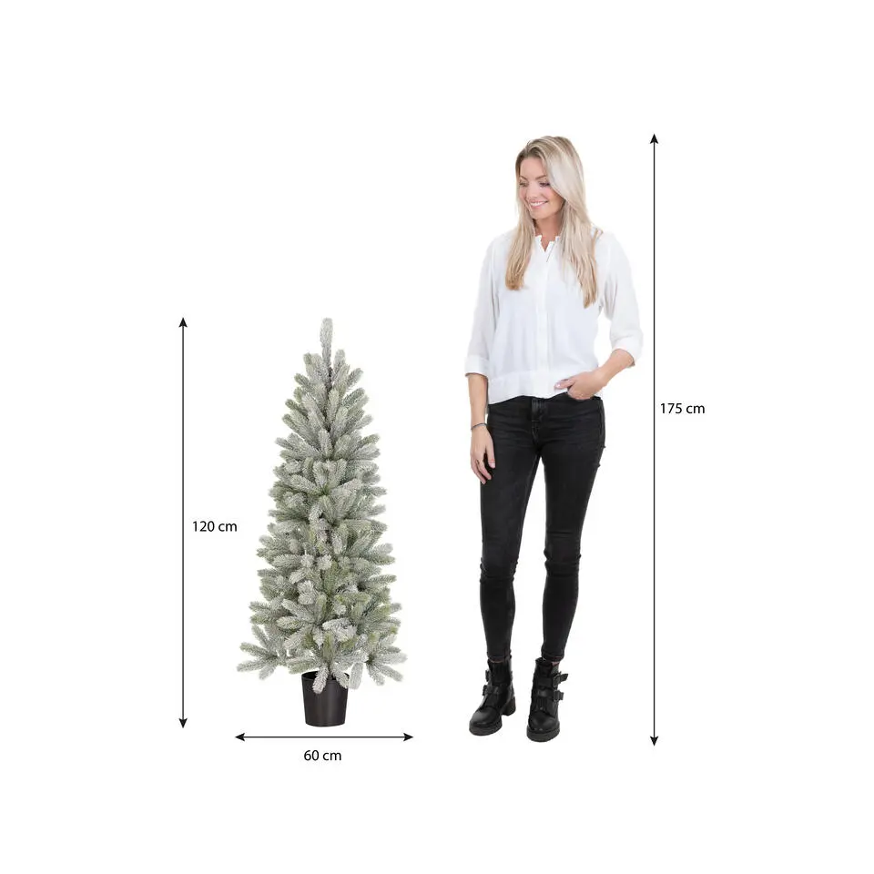 Black Box Trees Nagoya Kunstkerstboom - H120 x Ø60 cm - Groen