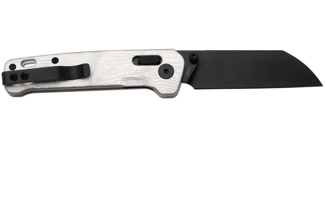 QSP Knife Penguin Glyde QS130GL-G2 PVD 14C28N, Aluminium Foil G10, zakmes
