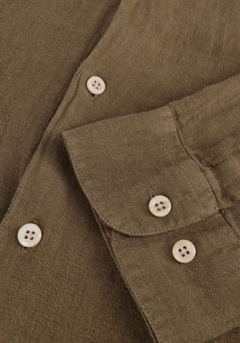 THE GOODPEOPLE olijf the goodpeople casual overhemd soho