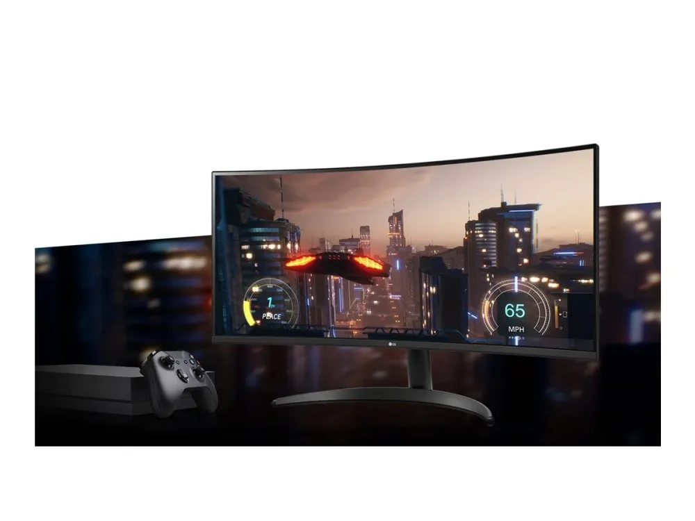 LG UltraWide 34WR50QK-B - LED-skærm - kurvet - 34