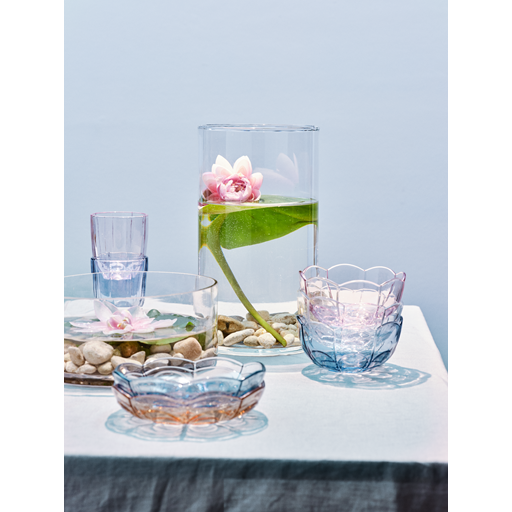 Holmegaard Lily 2-pak Skål, Blå Iris, Ø13 cm