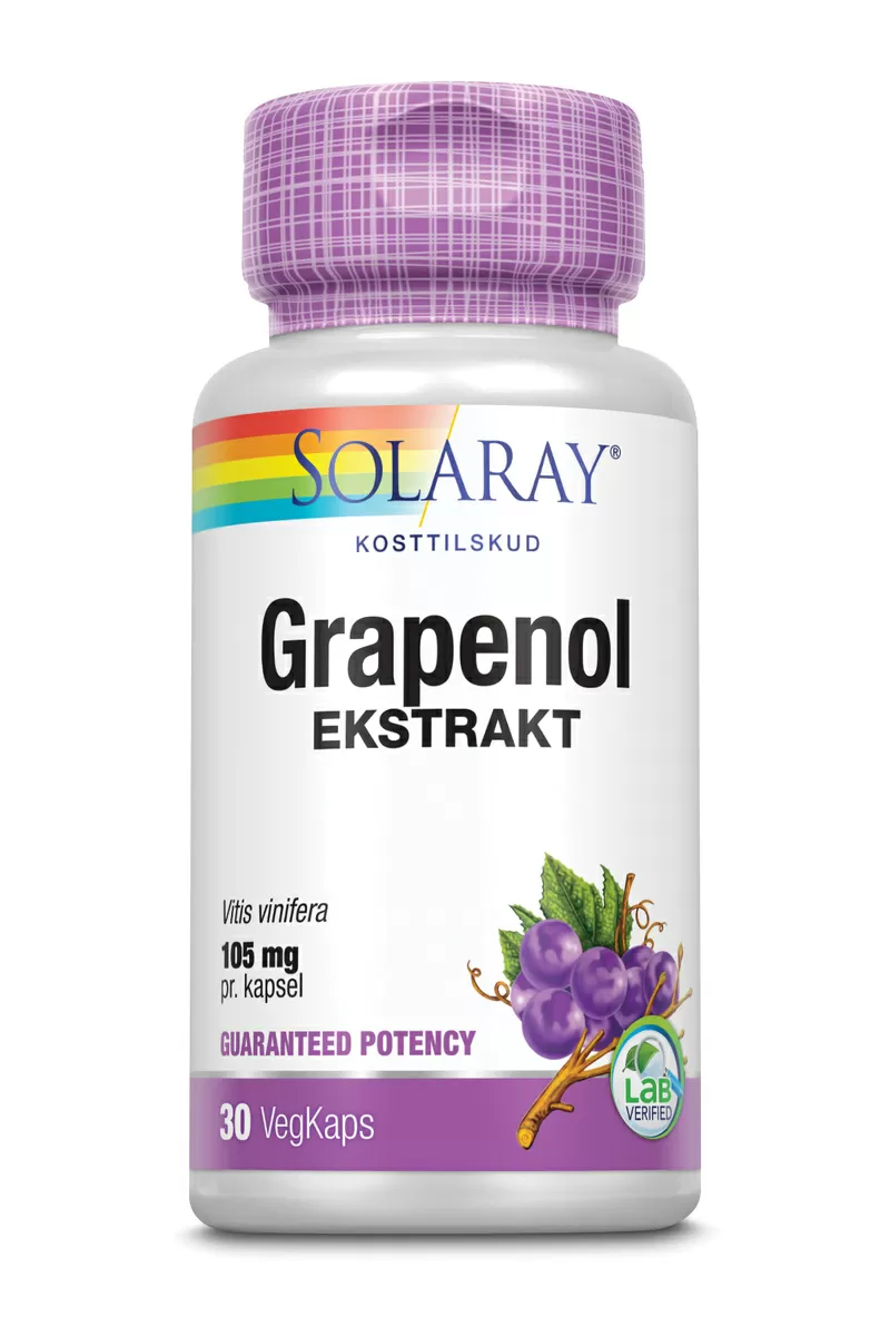 Solaray Grapenol - 30 kaps.