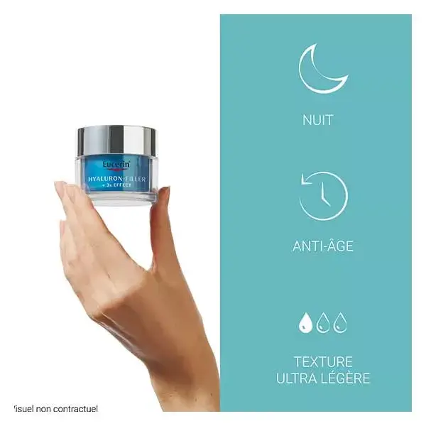 Creme Noturno Hidratante Eucerin Hyaluron-Filler +3x Effect 50ml