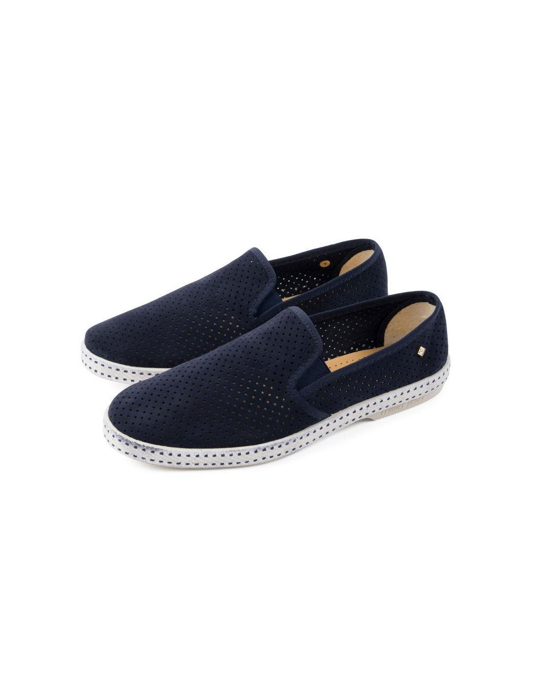 rivieras Espadrilles Homme classic suede marine