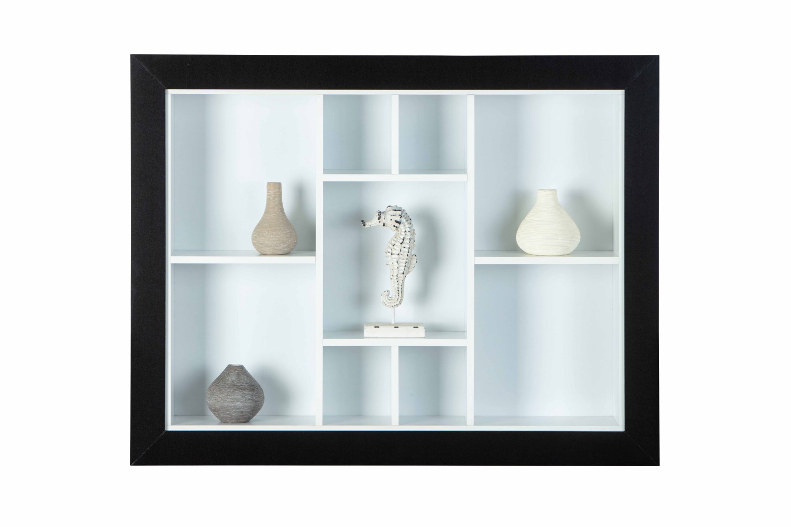 Kollektor QUARIUM - schwarz-weiß - 90,5 cm breit