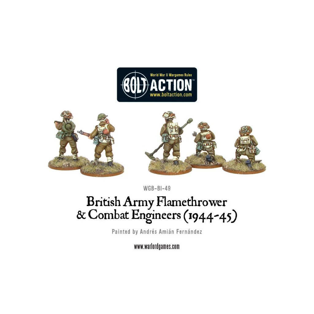 Bolt Action - British - British Flamethrower & Combat Engineers (1944-45)