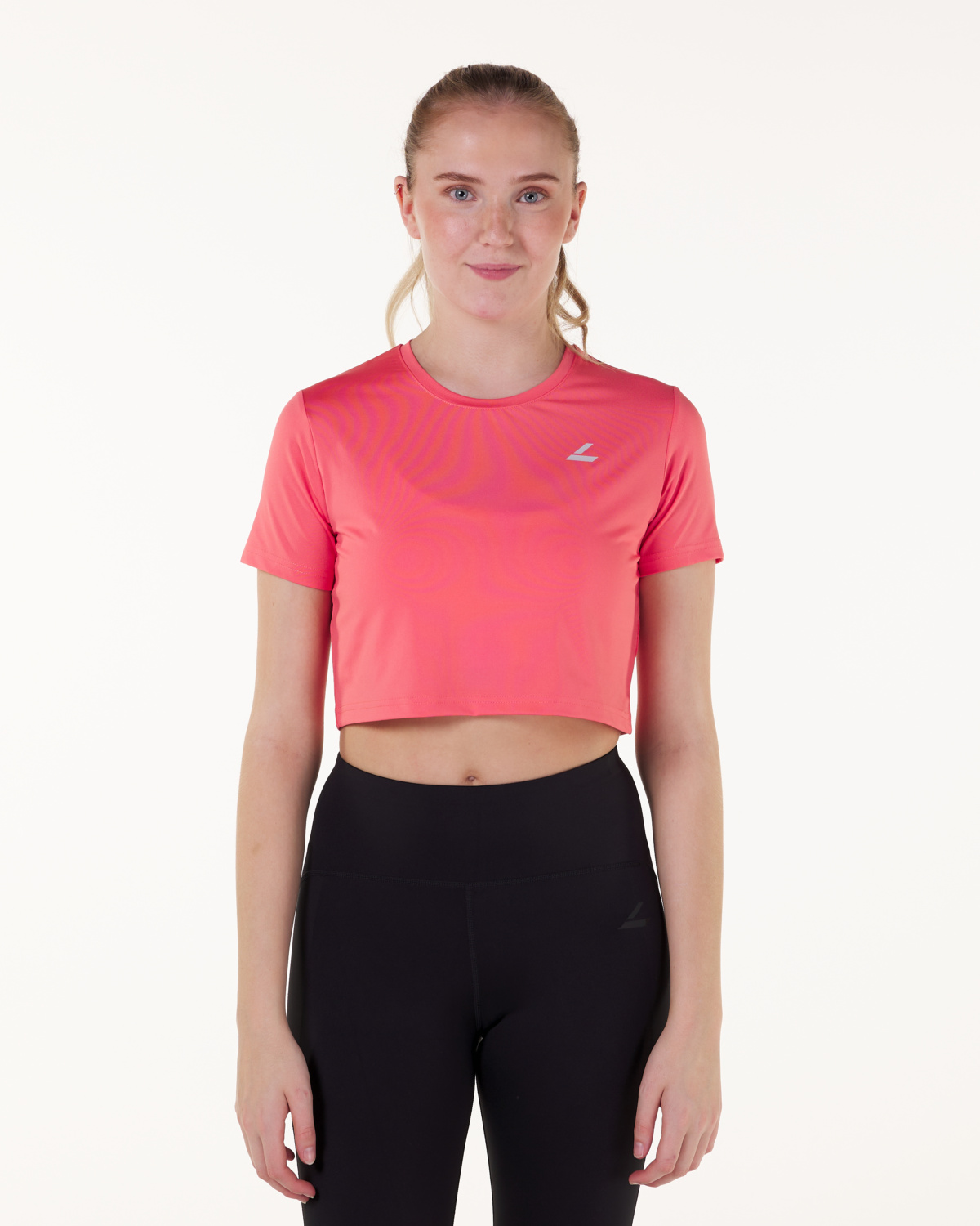 LEVITY Essential Crop T-shirt Pink Rose