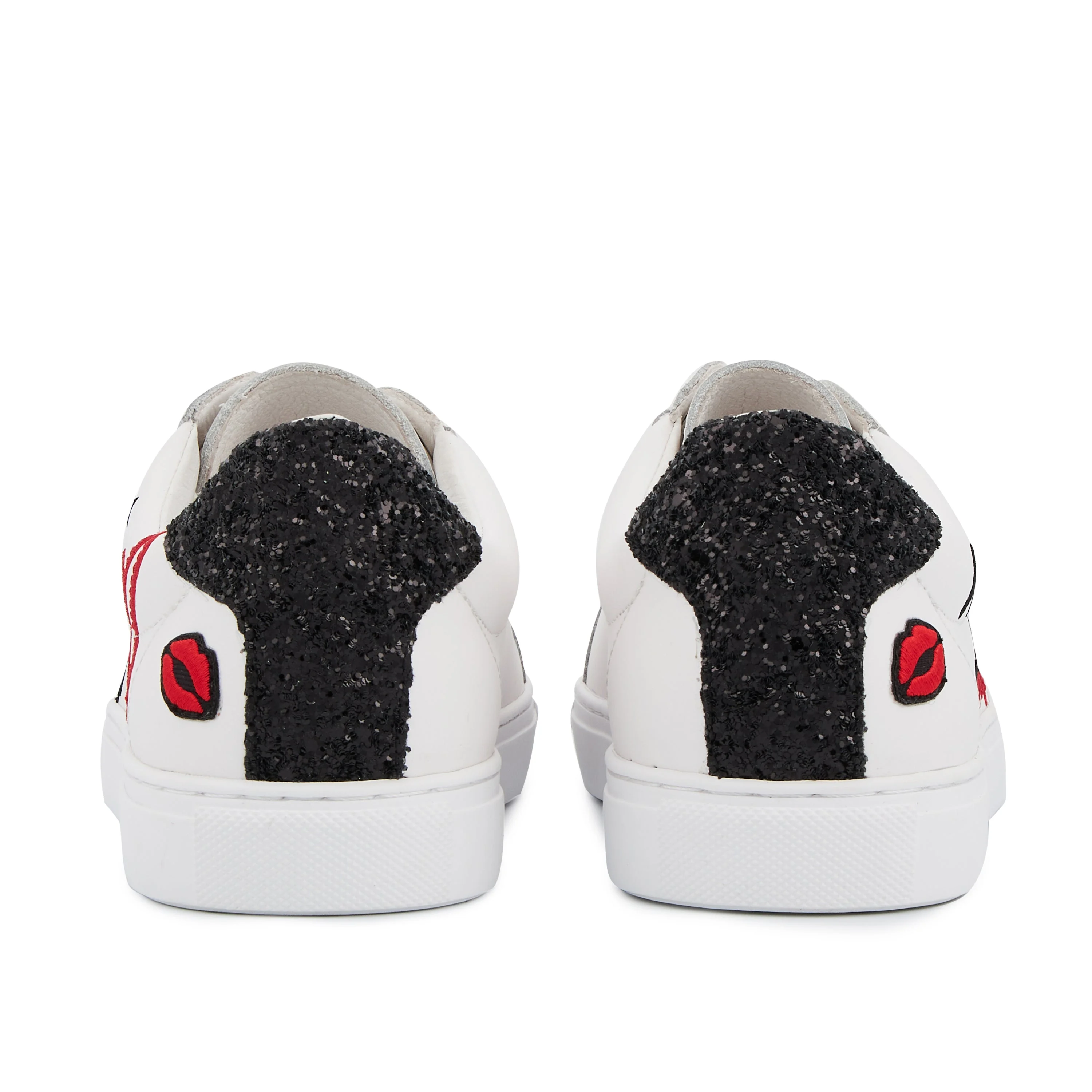 SIMONE UN COUP D'AMOUR - Sneakers en cuir | Blanc