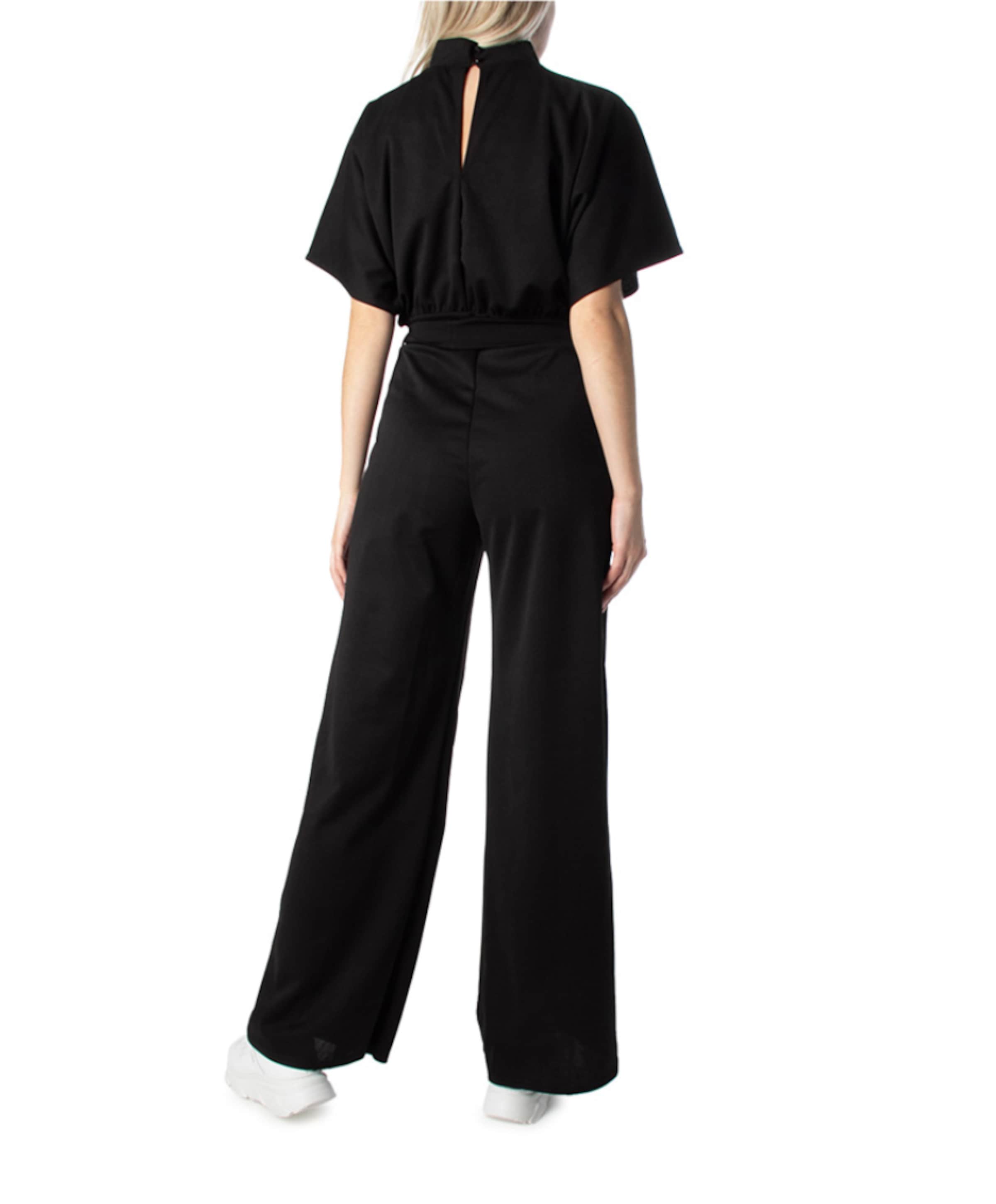 Sisters Point Girl-ju dames jumpsuit zwart