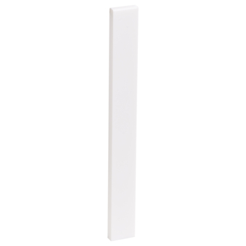 CANDO hoge plint eindstuk clip wit 1,6 x 14,3